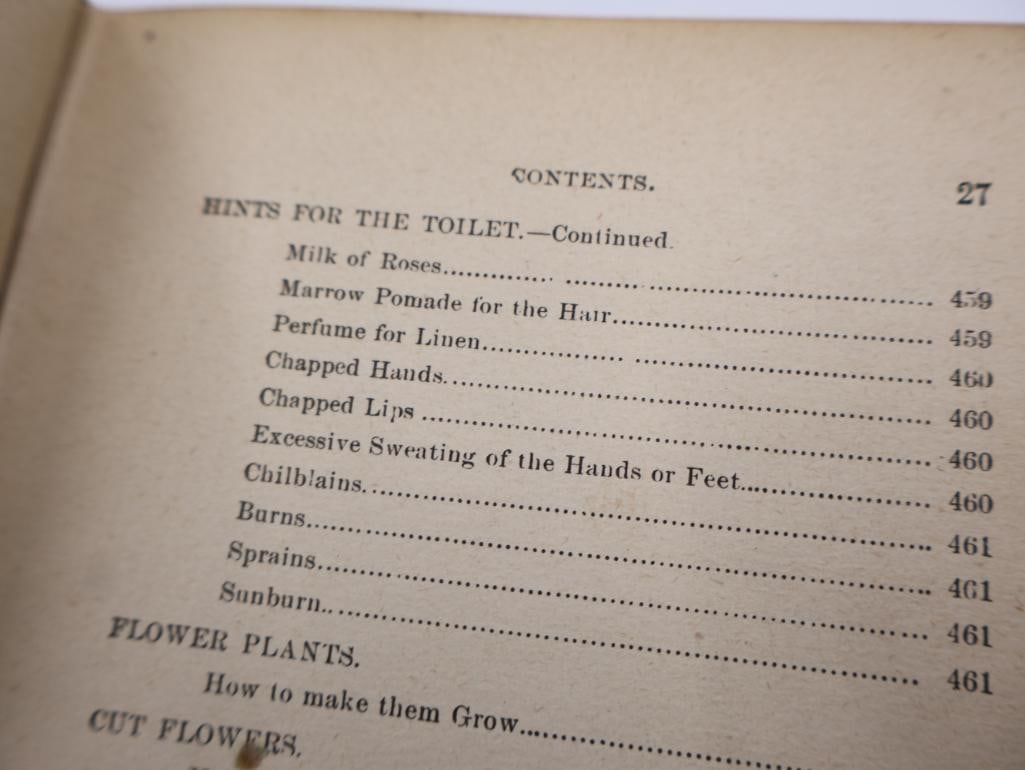 Antique 'The New World's Fair Cookbook and House Keeper's Companion' - 9