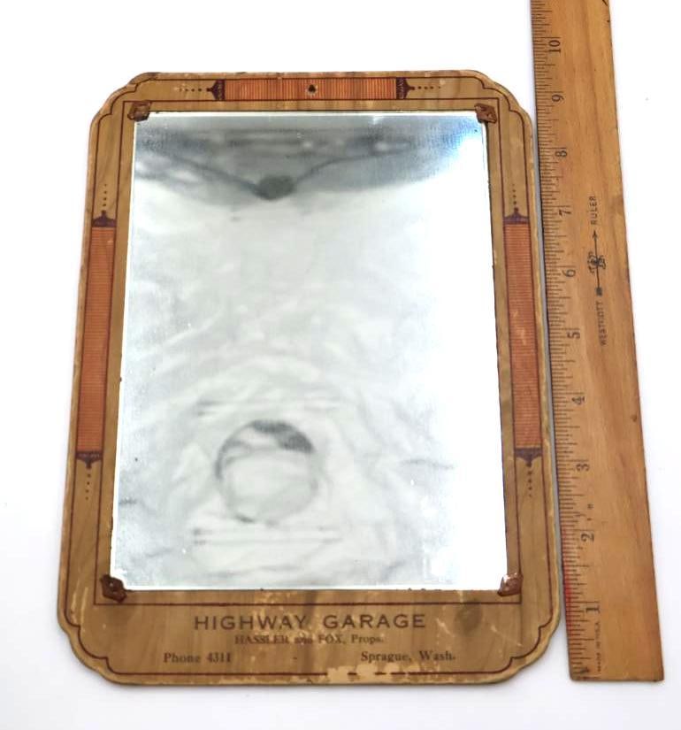 Vintage Keapsit Thermos and Advertising Mirror - 2