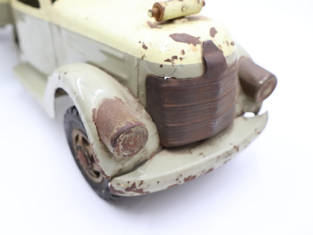 Vintage Large Buddy L 'Pull-N-Ride' Baggage Truck - 4