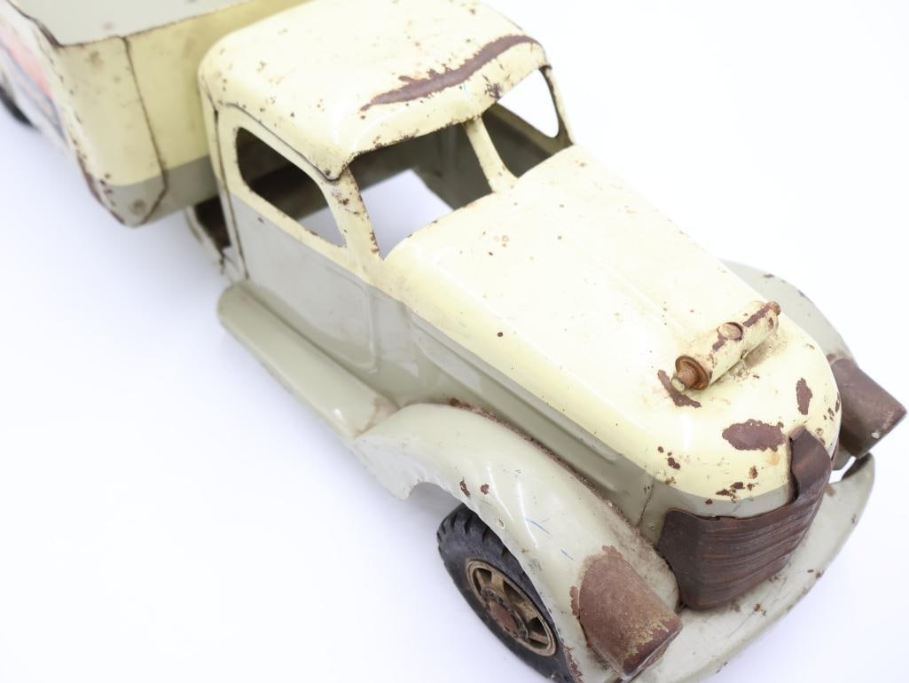 Vintage Large Buddy L 'Pull-N-Ride' Baggage Truck - 5