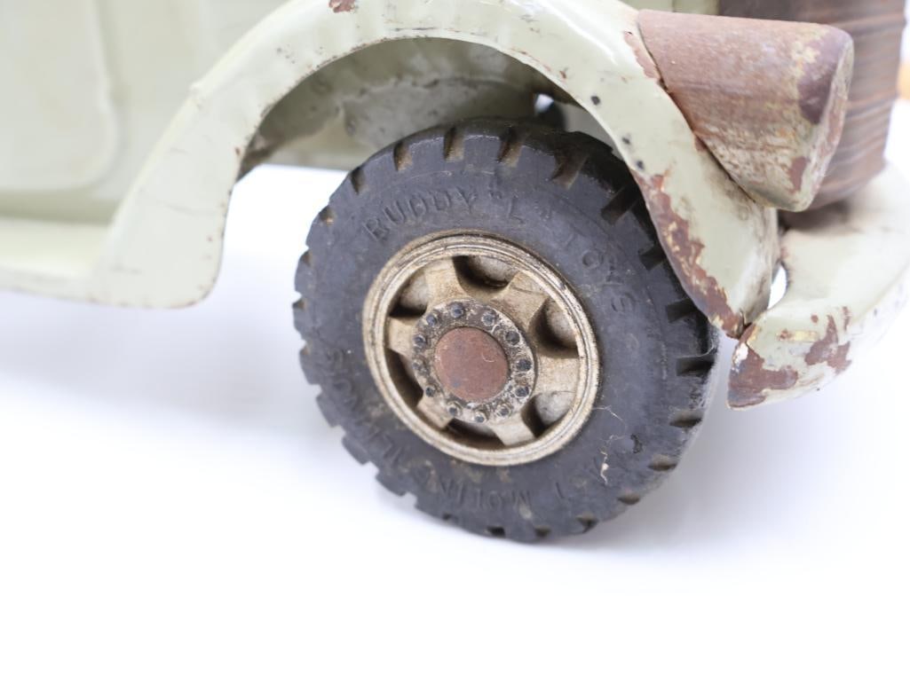 Vintage Large Buddy L 'Pull-N-Ride' Baggage Truck - 6