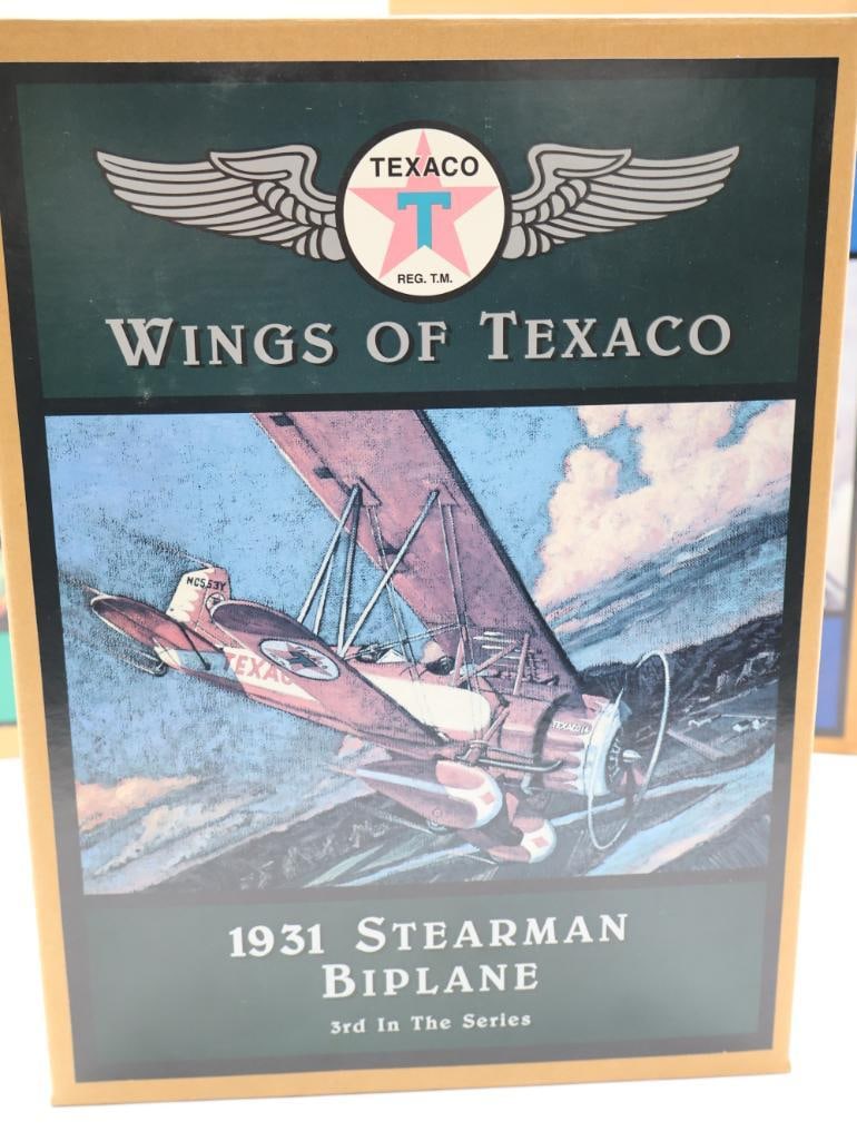 Three Wings of Texaco Diecast Metal Banks - 10