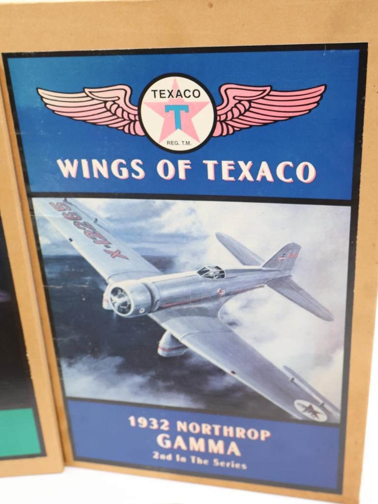 Three Wings of Texaco Diecast Metal Banks - 6