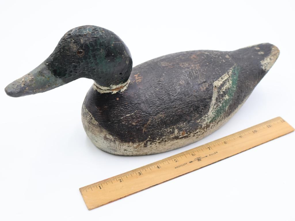 Vintage Hand Painted Duck Decoy - 2