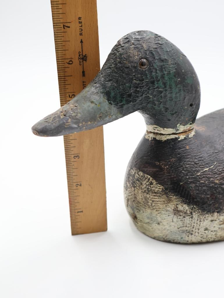 Vintage Hand Painted Duck Decoy - 3