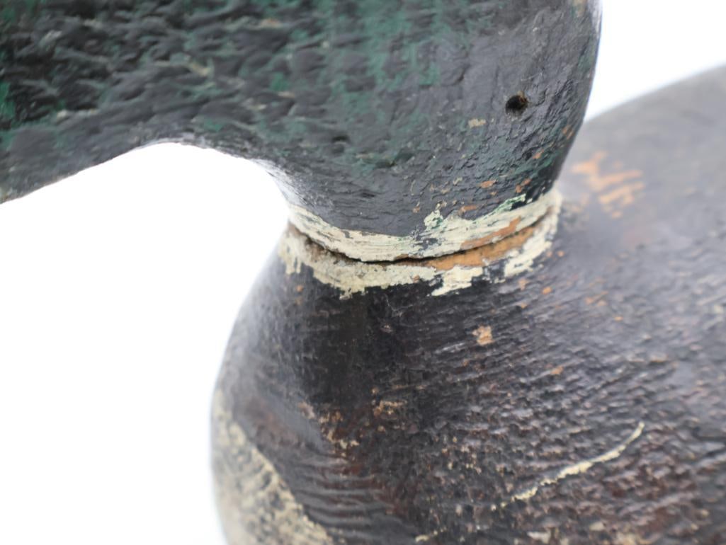 Vintage Hand Painted Duck Decoy - 4