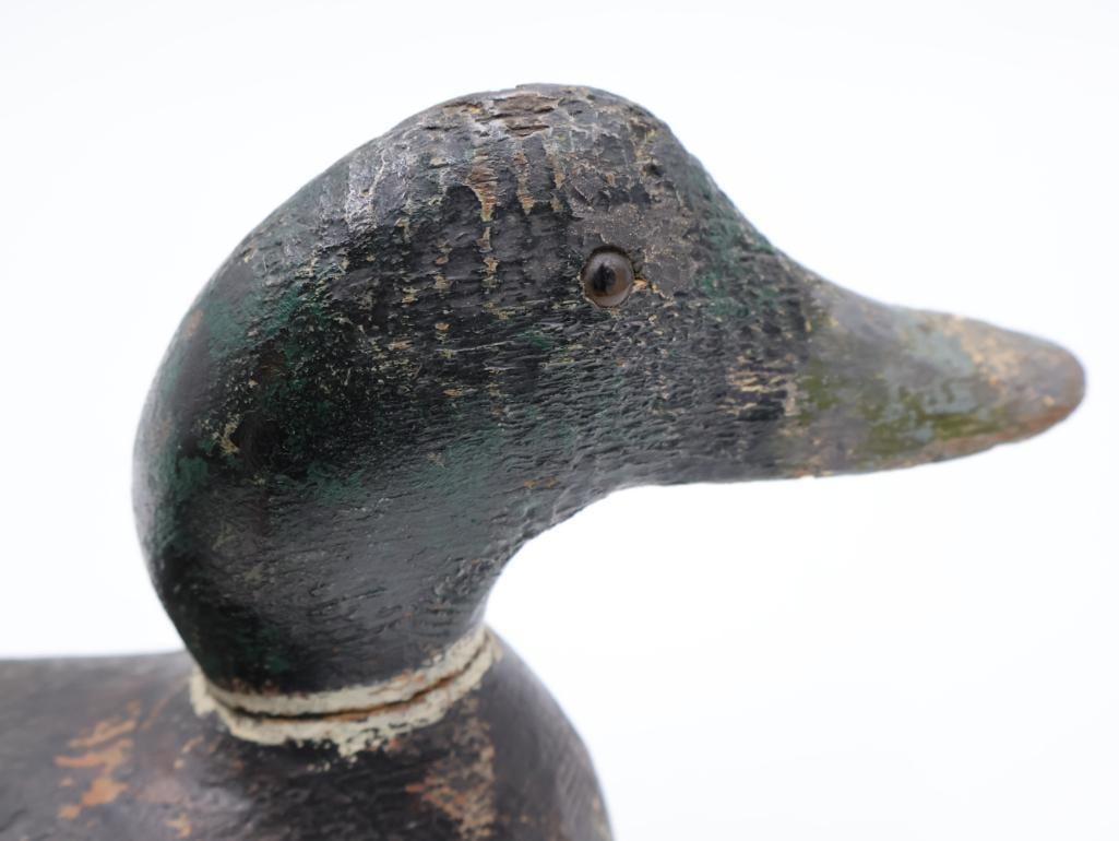 Vintage Hand Painted Duck Decoy - 7