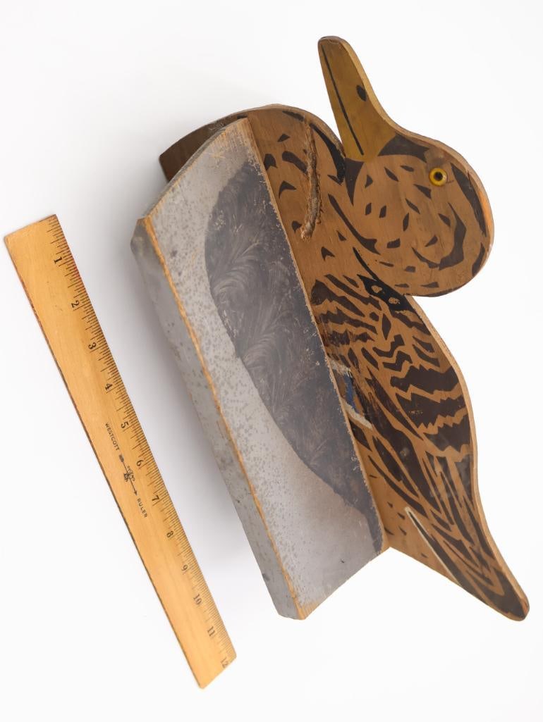 "The Willis" Seattle Folding Side Floating Hand Painted Duck Decoy - 2