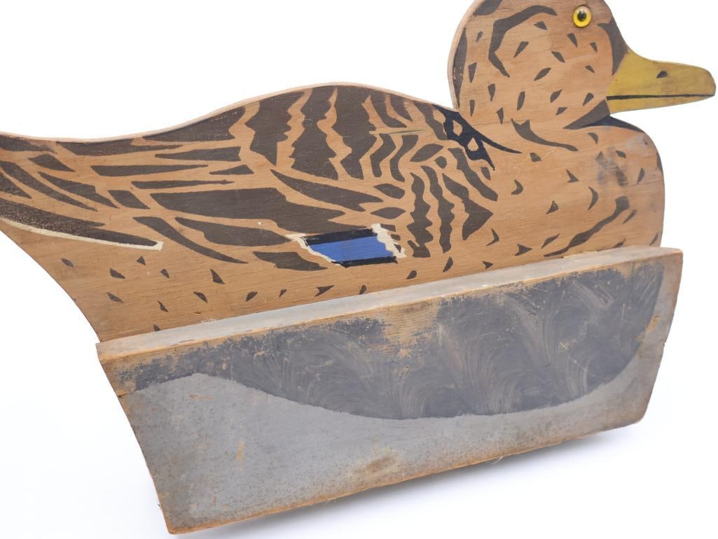 "The Willis" Seattle Folding Side Floating Hand Painted Duck Decoy - 5