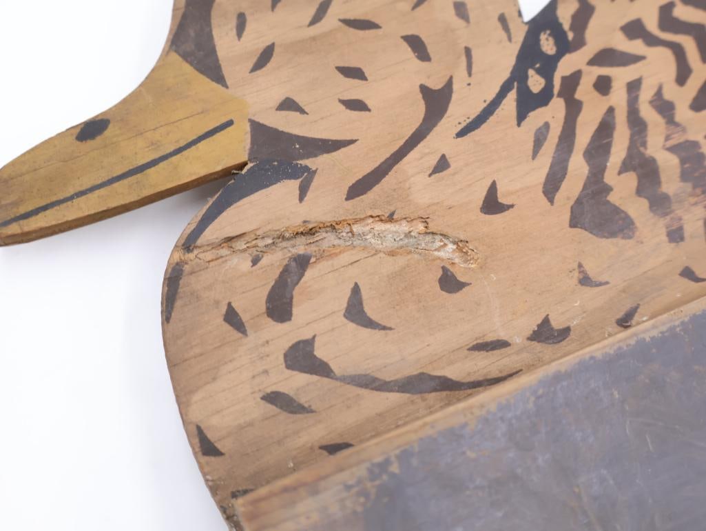 "The Willis" Seattle Folding Side Floating Hand Painted Duck Decoy - 7