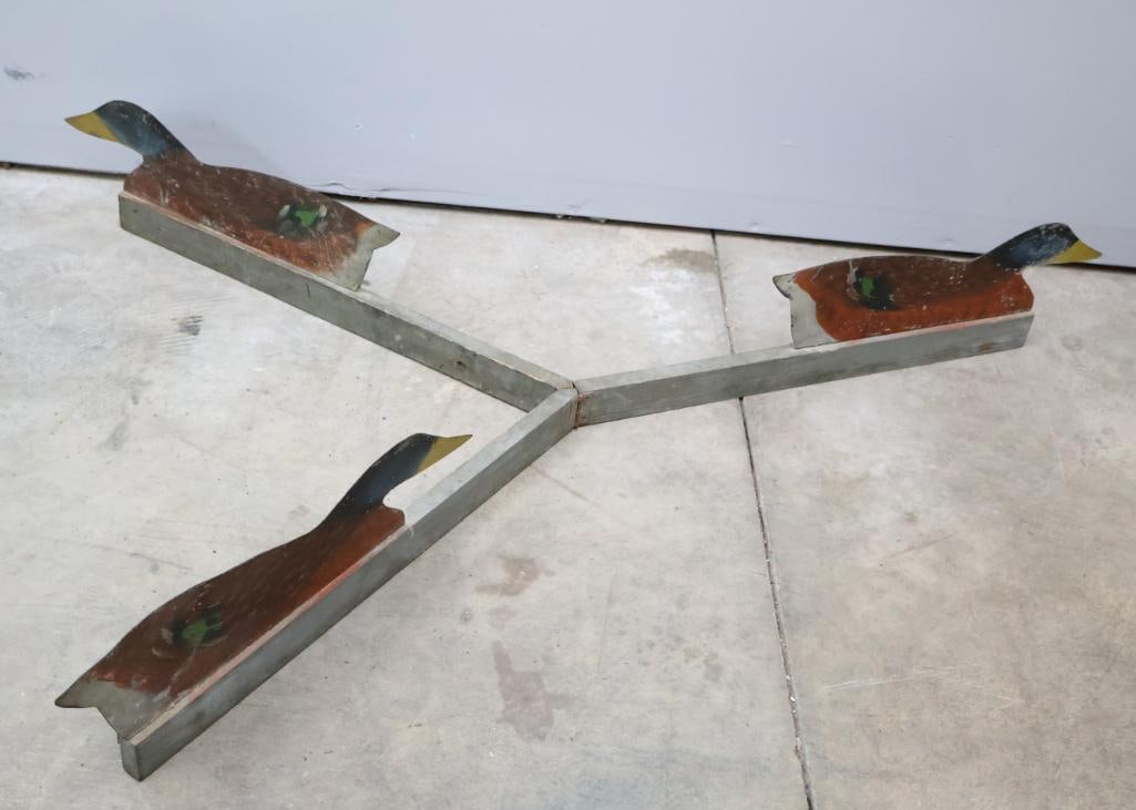 Rare Lake Sammamish Trio Folding Grassland Duck Decoy - 2