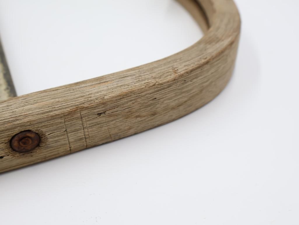 Antique Rounded Bent Wood Washboard - 7