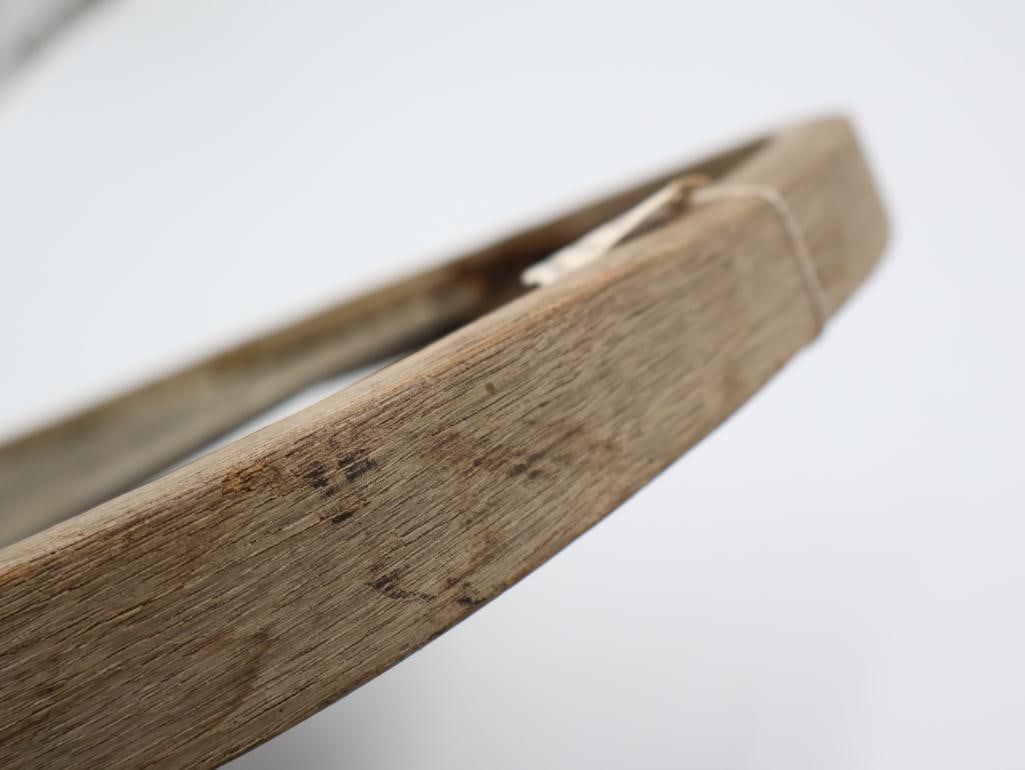 Antique Rounded Bent Wood Washboard - 8