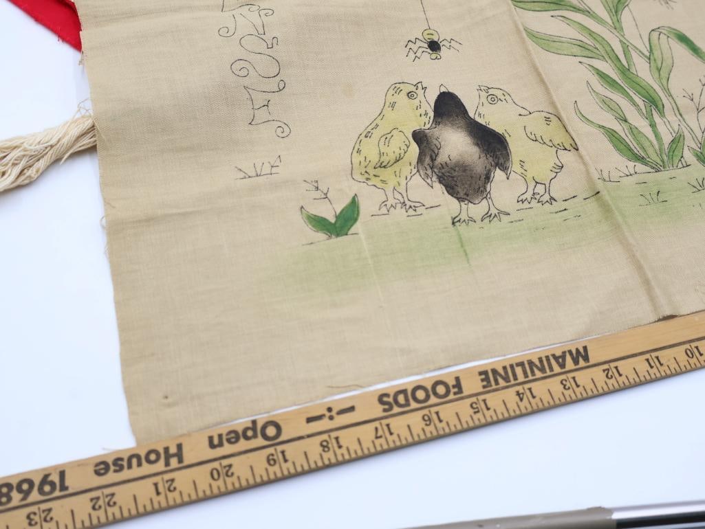 Vintage Sewing Pieces Including Embroidery Form - 2