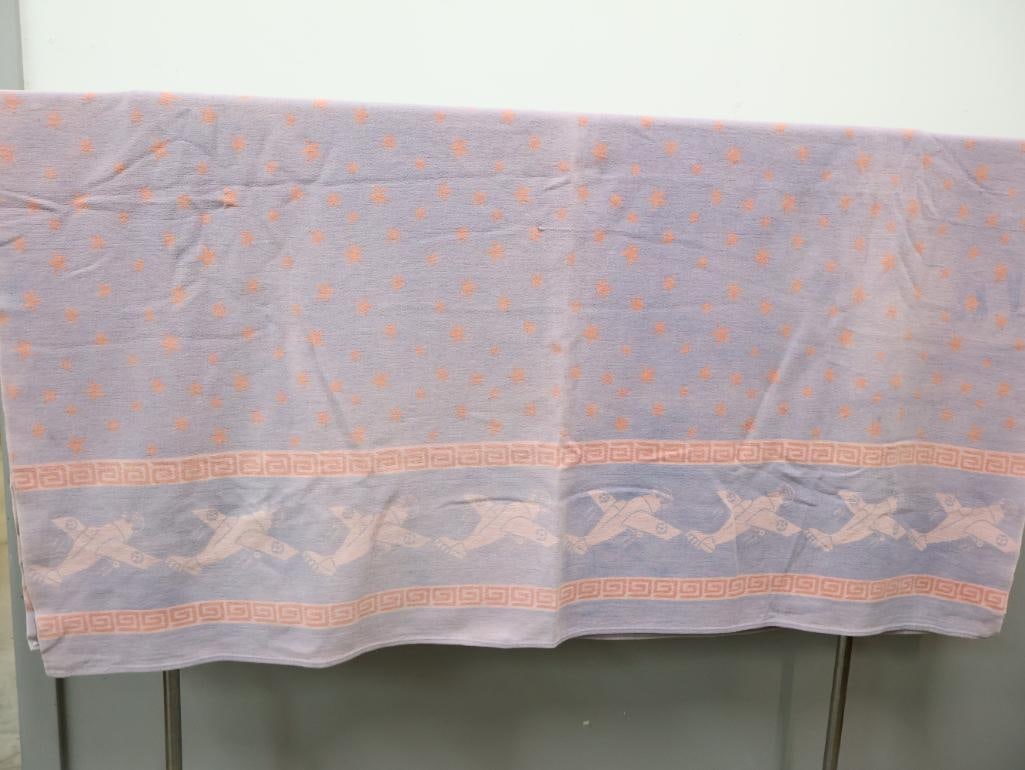 Vintage Beacon-Style Patriotic Camp Blanket - 7