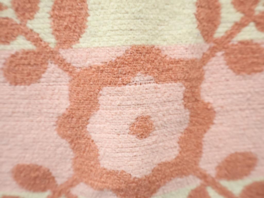 Vintage Pink Floral Camp Style Blanket - 9