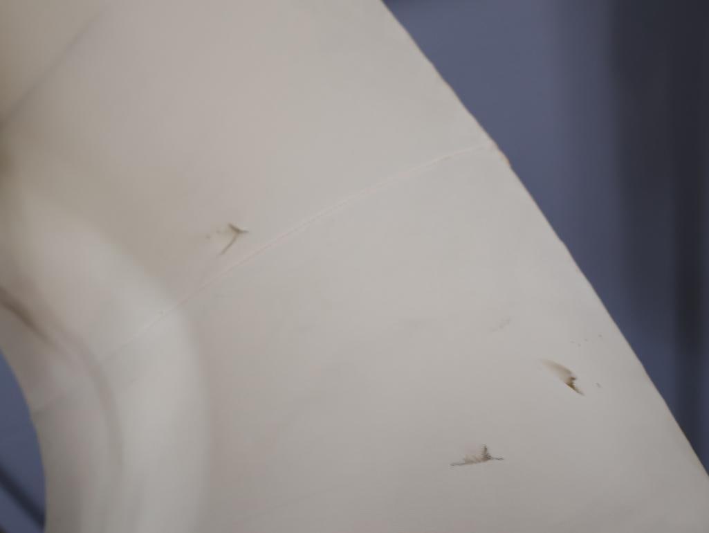 Vintage Four Bulb Floor Lamp with Shades - 7