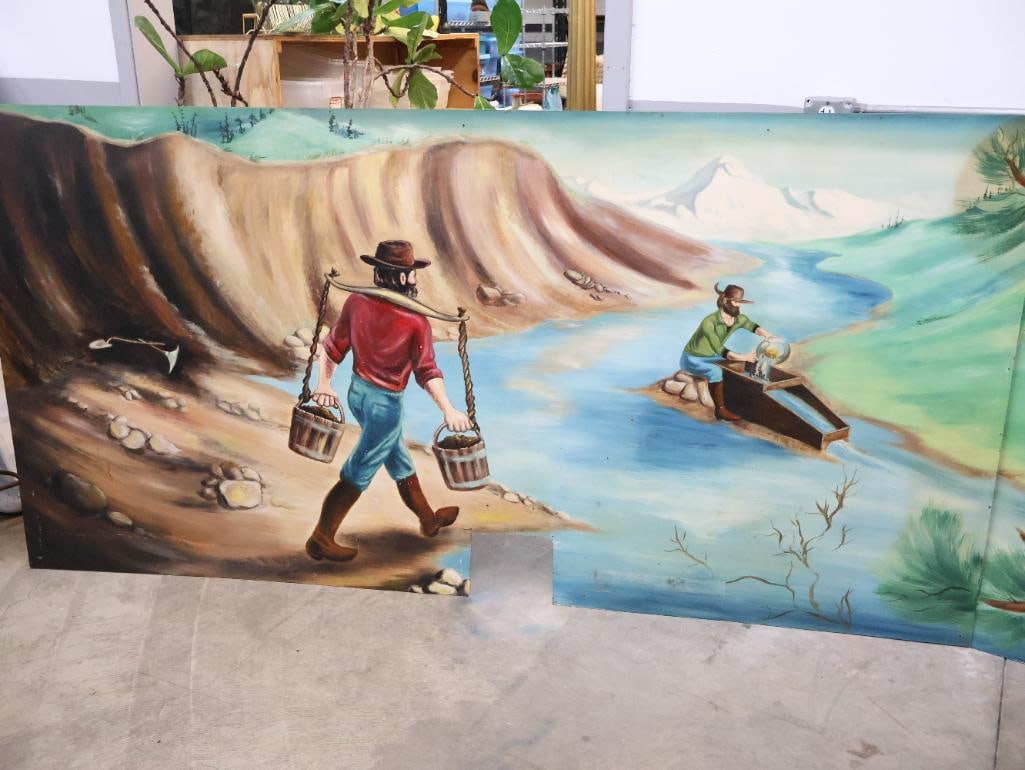 Vintage Bonanza Restaurant 12ft Mural - 3