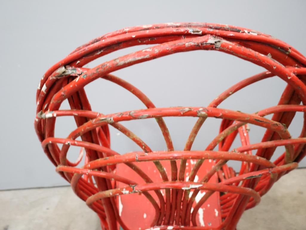 Vintage Bent Willow Wood Rocking Chair - 10