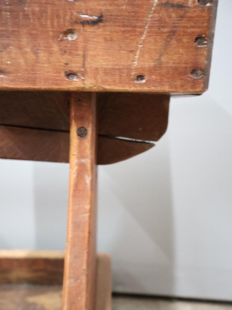 Antique Carpenter's Tool/Nail Trog - 4