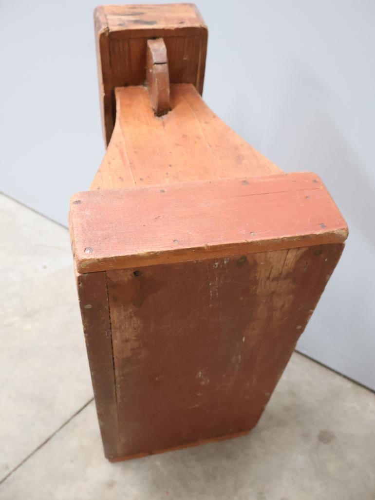 Antique Carpenter's Tool/Nail Trog - 7