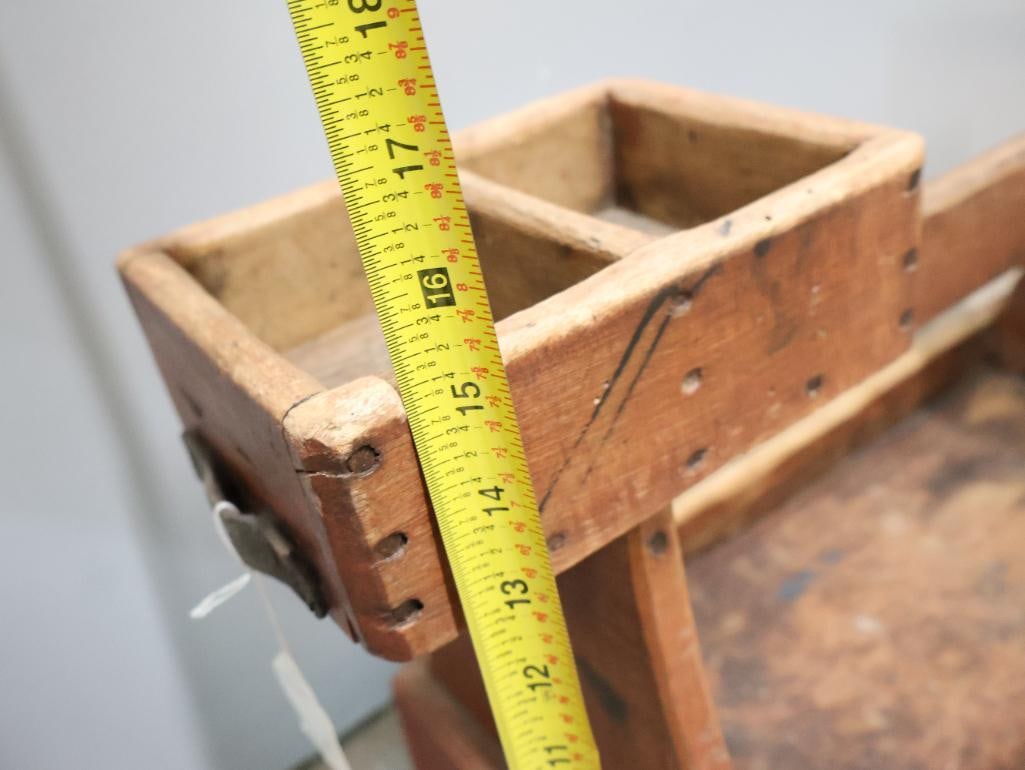 Antique Carpenter's Tool/Nail Trog - 9