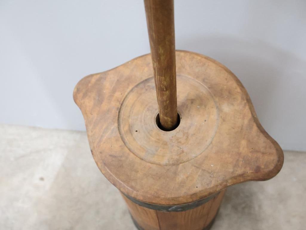 Antique Wood Butter Churn - 3
