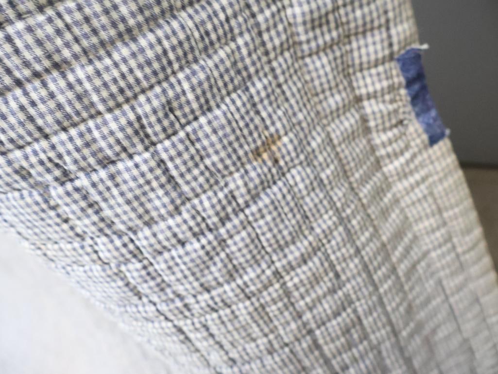 Antique Handmade Patchwork Quilt - 16