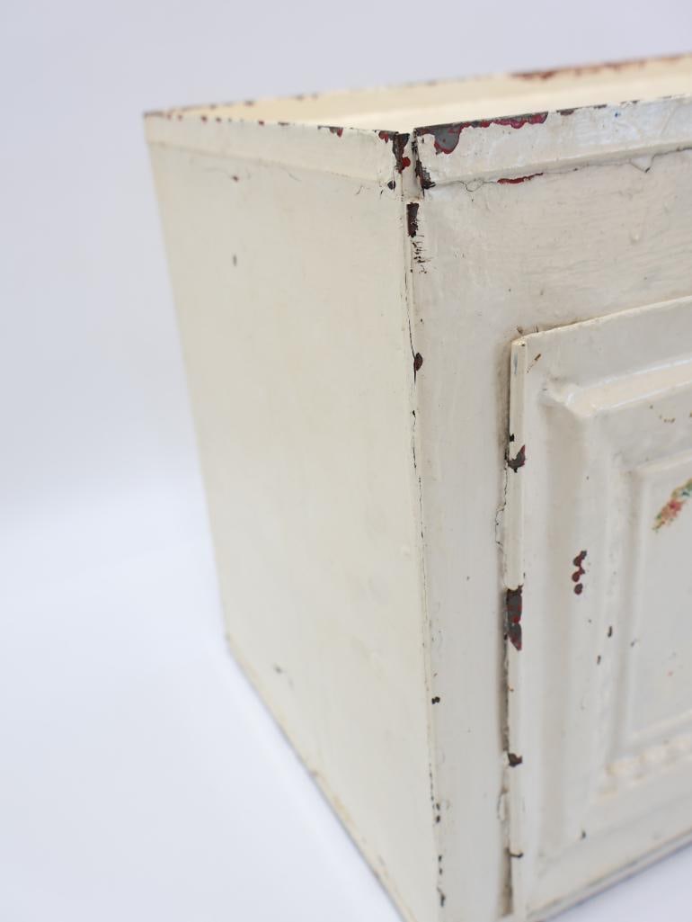 Vintage Metal Bread Box/Fruit Shelf - 5