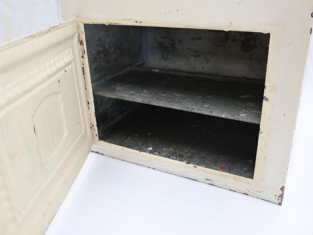 Vintage Metal Bread Box/Fruit Shelf - 7