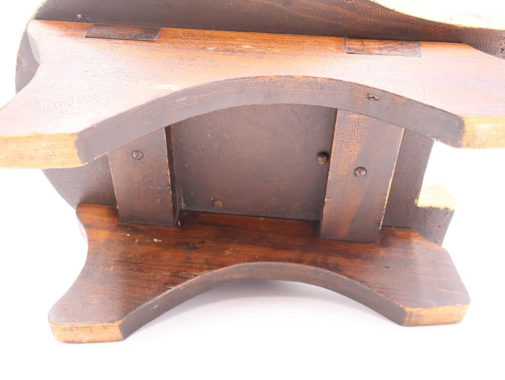 Antique Horseshoe Shaped Footstool - 7