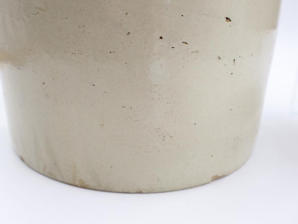 Stoneware Bean Pot and Short Crock - 5