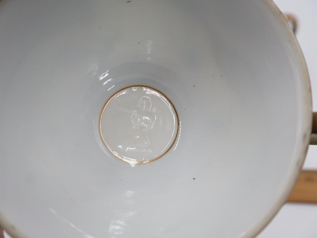 Vintage Dragonware Tea Set with Lithophane Tea Cup - 4