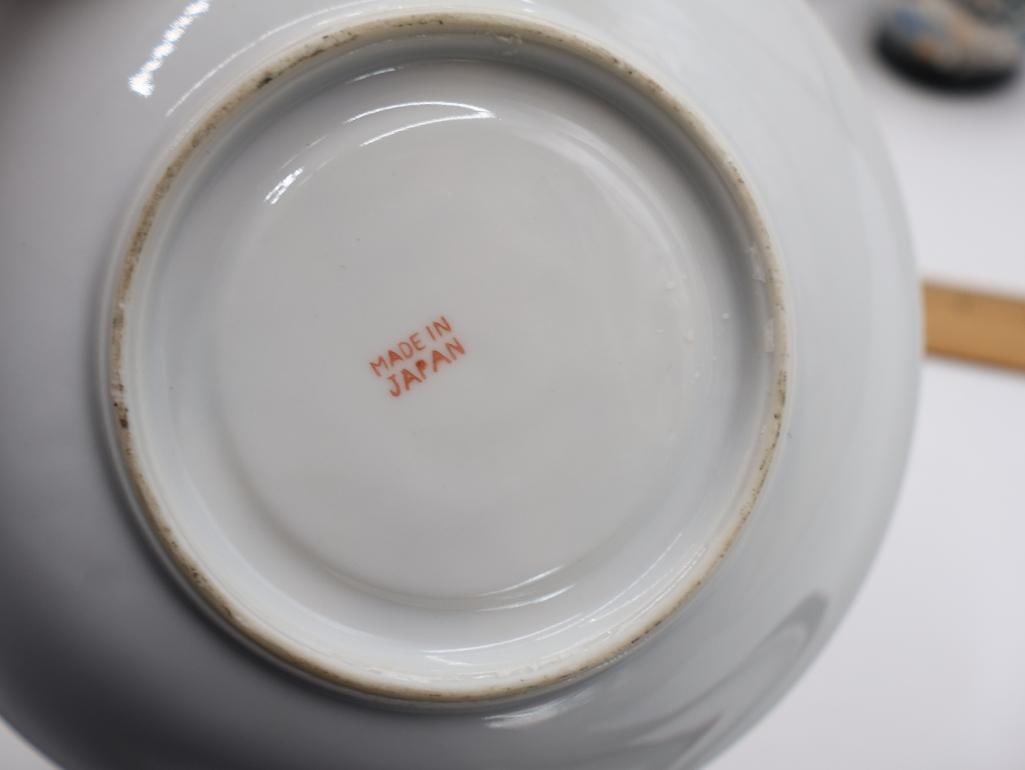 Vintage Dragonware Tea Set with Lithophane Tea Cup - 8