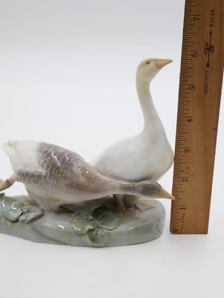 Vintage Royal Copenhagen Two Geese Figure - 3