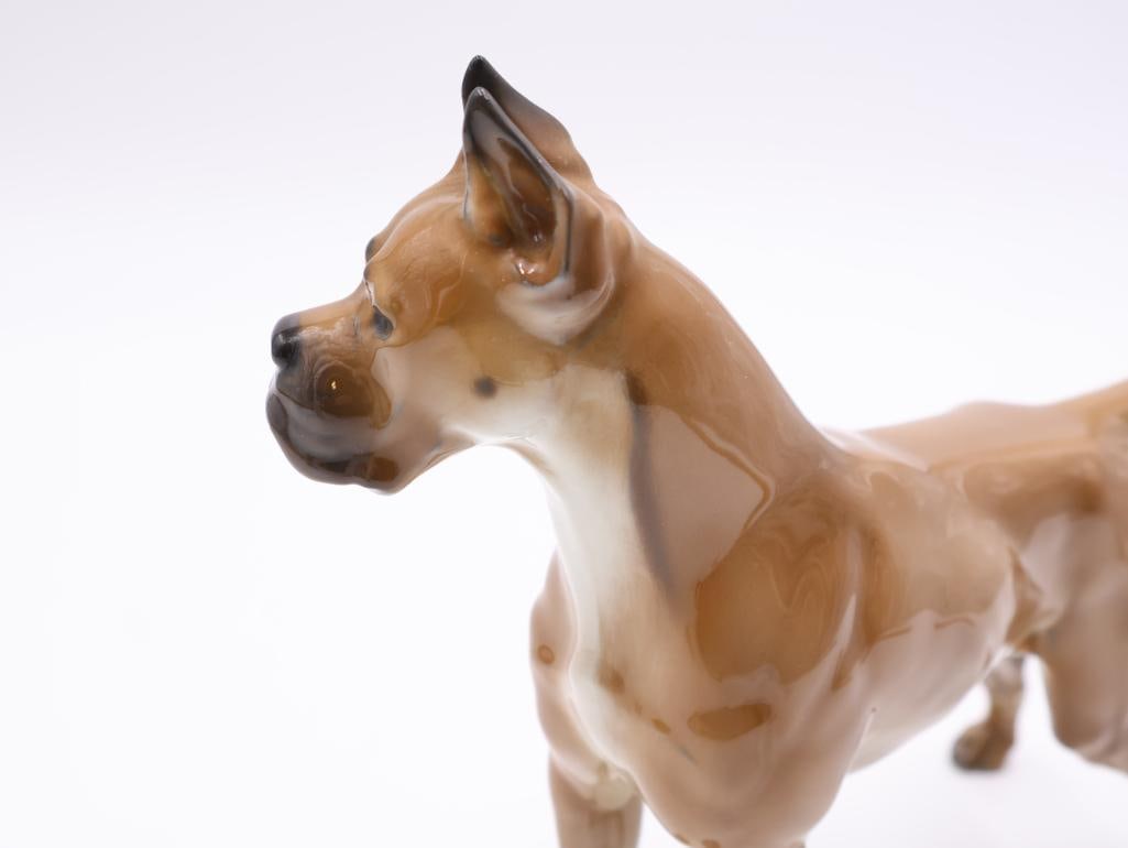 Vintage Rosenthal Porcelain Boxer Dog Figurine - 5