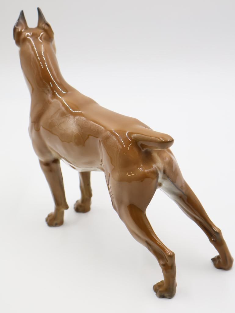 Vintage Rosenthal Porcelain Boxer Dog Figurine - 6