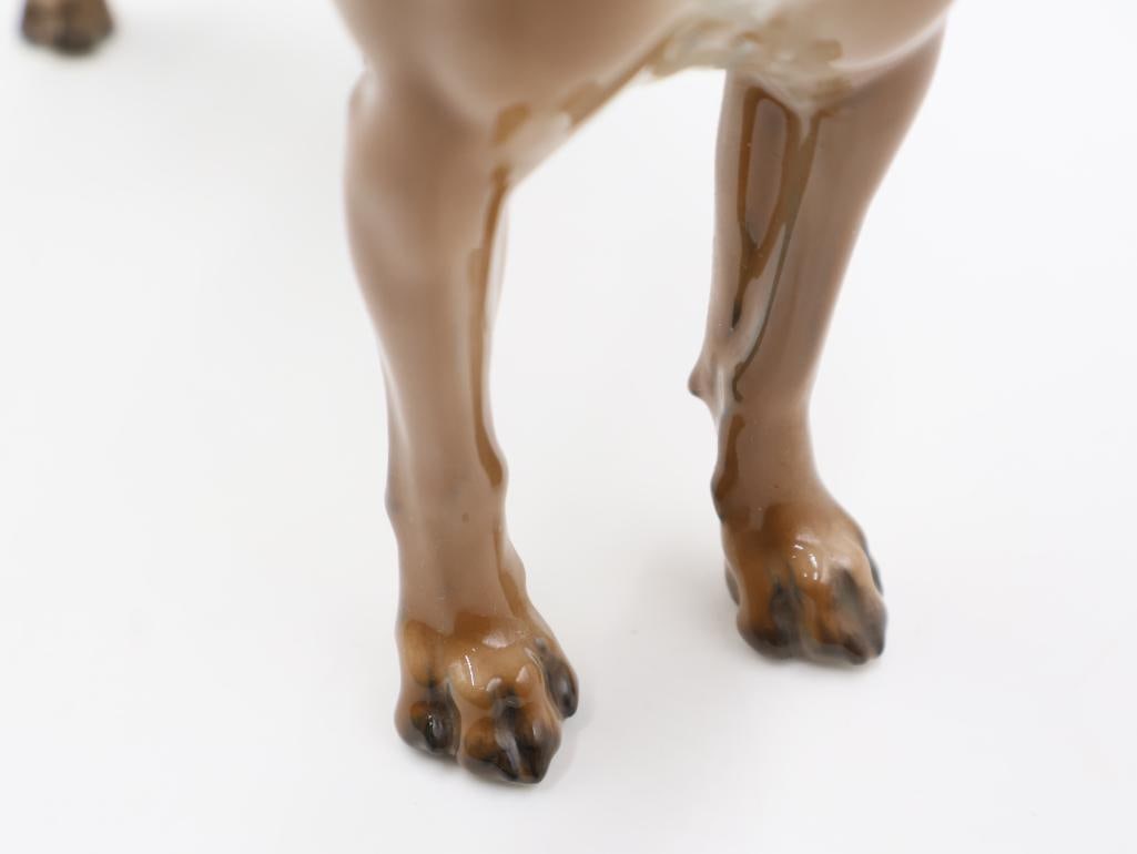Vintage Rosenthal Porcelain Boxer Dog Figurine - 7