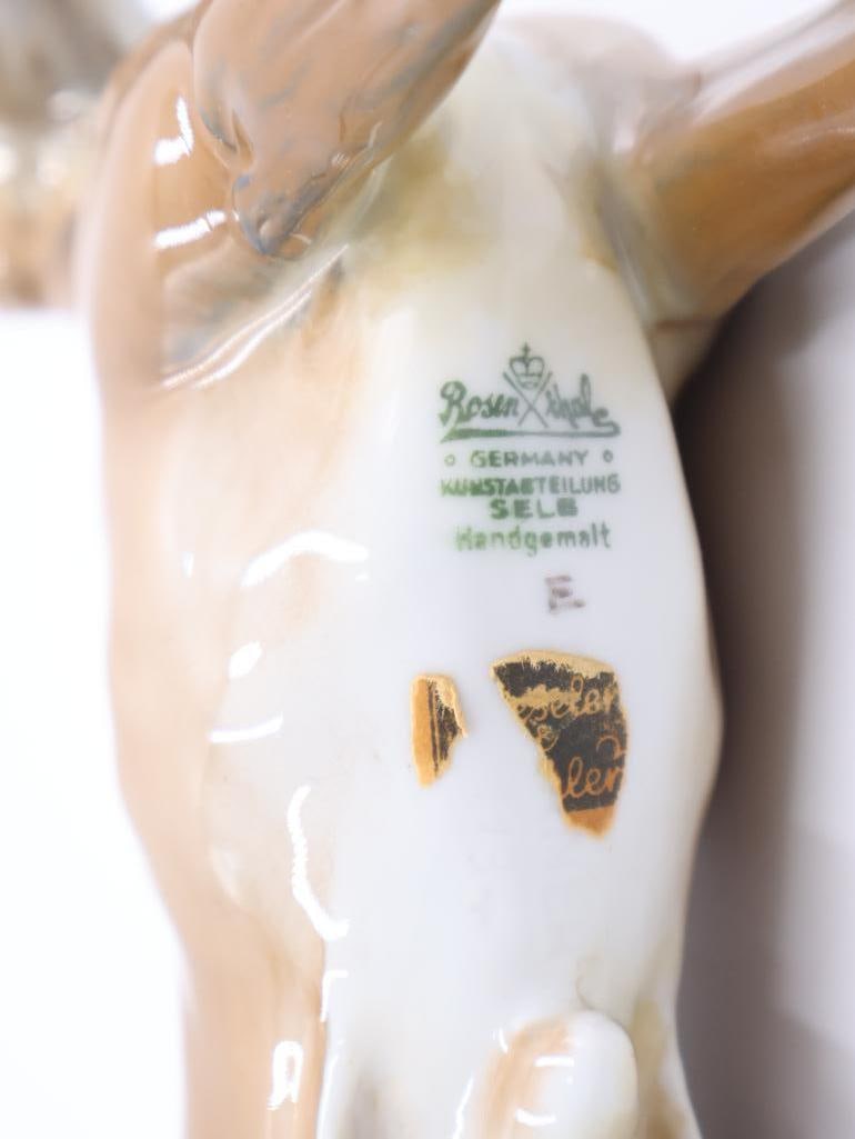 Vintage Rosenthal Porcelain Boxer Dog Figurine - 9