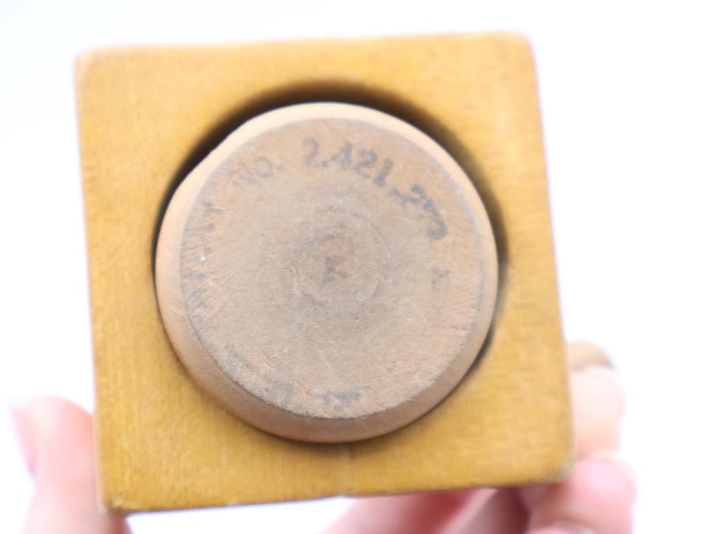 Three Vintage Wackelfigur Wood Jointed Bead Toys - 11