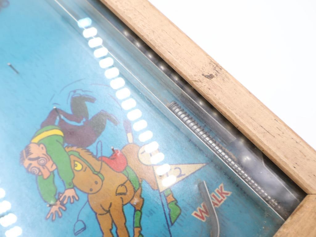 Vintage Poosh-M-Up Big 5 Tabletop Pinball Game - 9