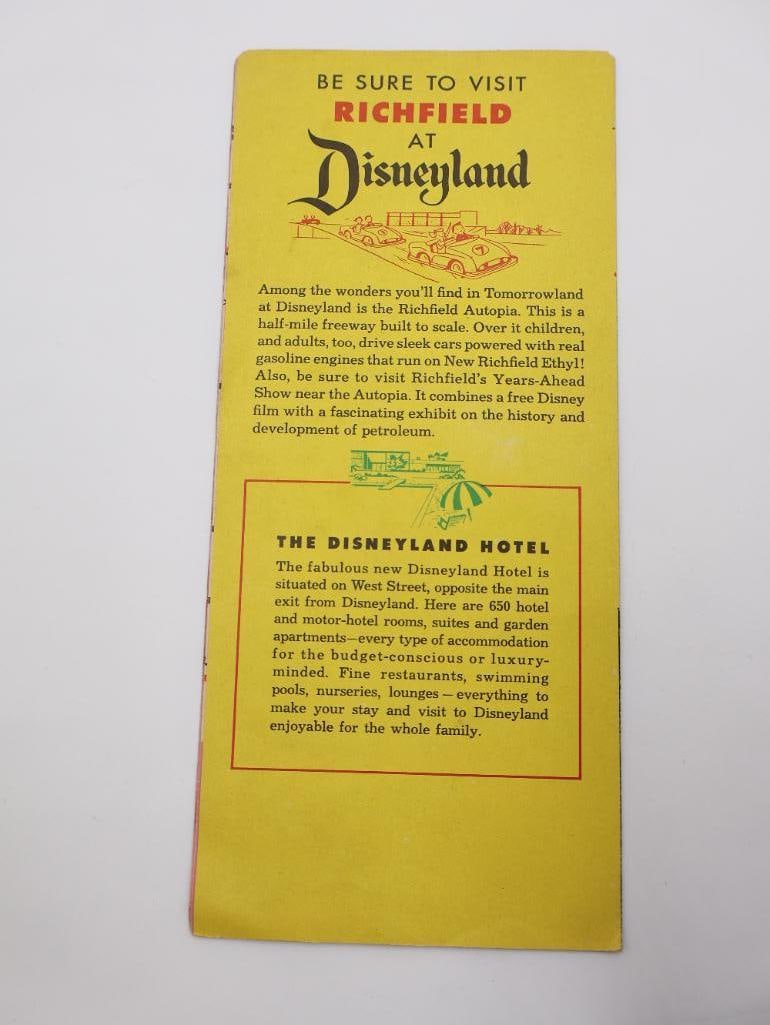 Vintage 1955 Disneyland Map and More California Vintage Maps - 4