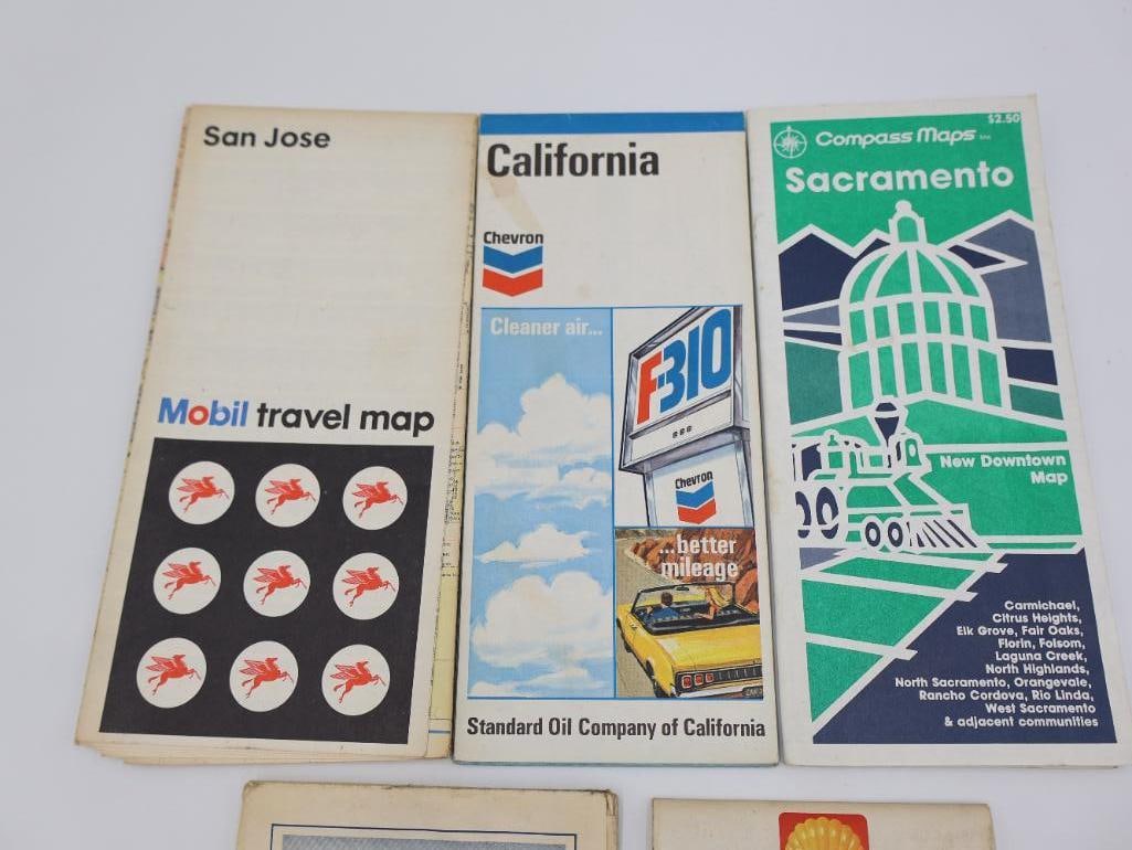 Vintage 1955 Disneyland Map and More California Vintage Maps - 8