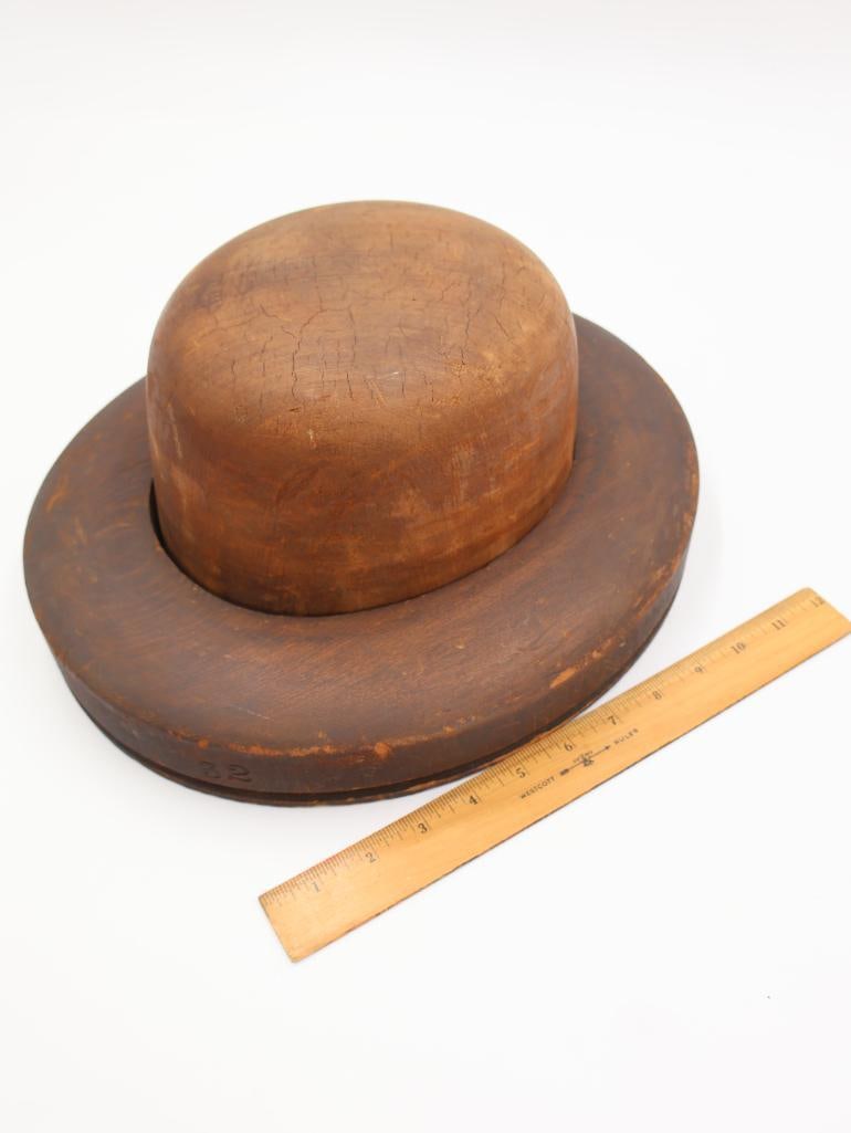 Antique Millinery Wooden Hat Blocks - 5
