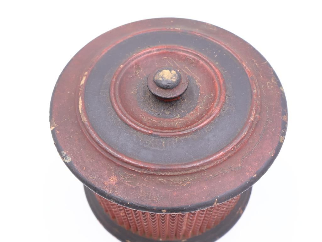 Antique Wooden Container/Humidor - 4