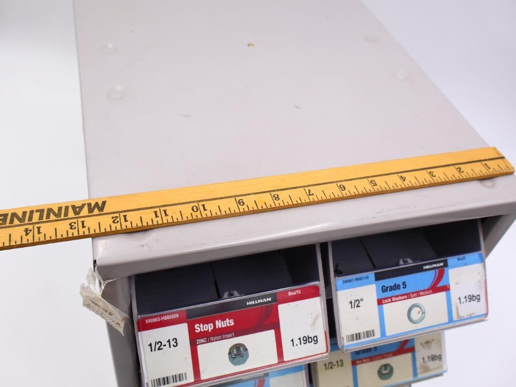 Hillman Smaller Storage Cabinet 6 Drawer Steel Organizer - 3