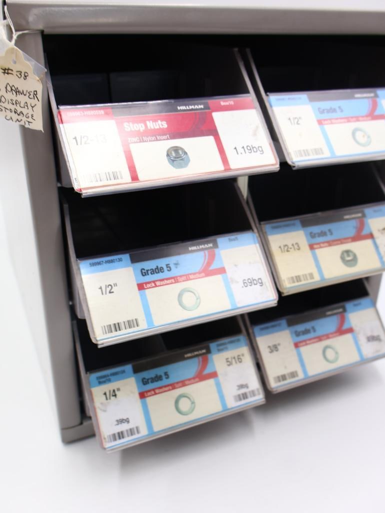 Hillman Smaller Storage Cabinet 6 Drawer Steel Organizer - 5