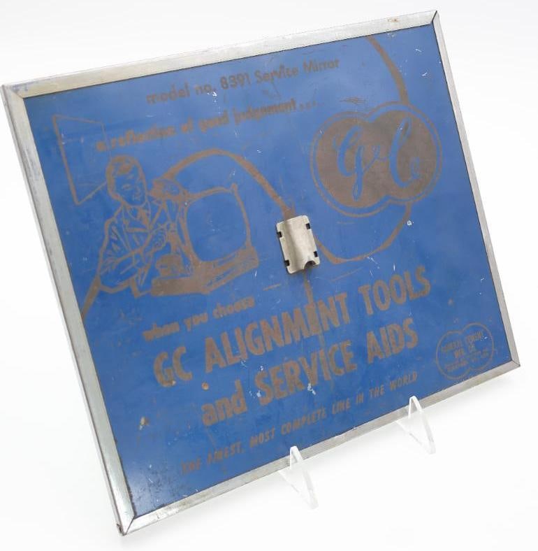 Vintage TV Repairman Mirror - 4