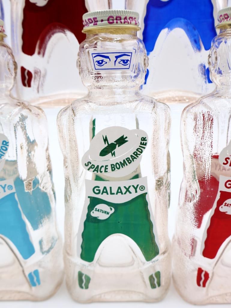 1950s Galaxy Spaceman Syrup Bottle Banks - 13
