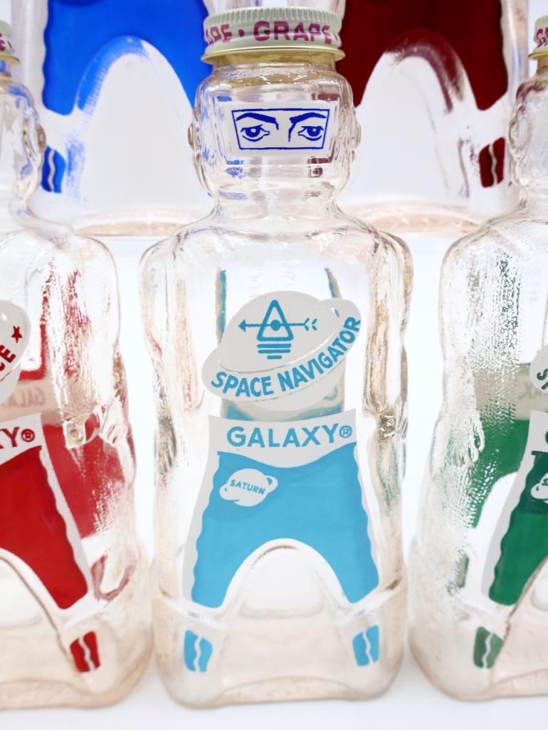 1950s Galaxy Spaceman Syrup Bottle Banks - 15